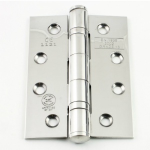 4'' x 3'' Stainless Steel Ball Bearing Hinge 1 & 1/2 Pair Grade 13